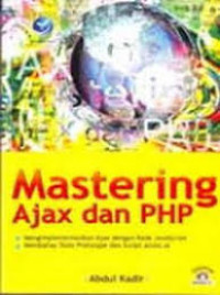 Image of Mastering Ajax dan PHP