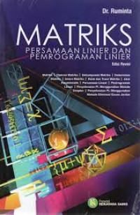 Image of Matriks Persamaan Linier Dann Pemrograman  Linier