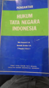 Image of Pengantar Hukum Tata Negara Indonesia