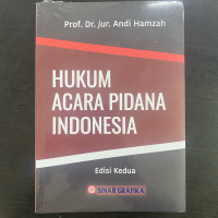 Image of Hukum Acara Pidana Indonesia