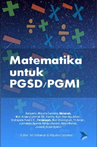 Image of Matematika untuk PGSD / PGMI